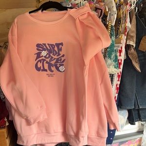 Surf love sweat shirt new